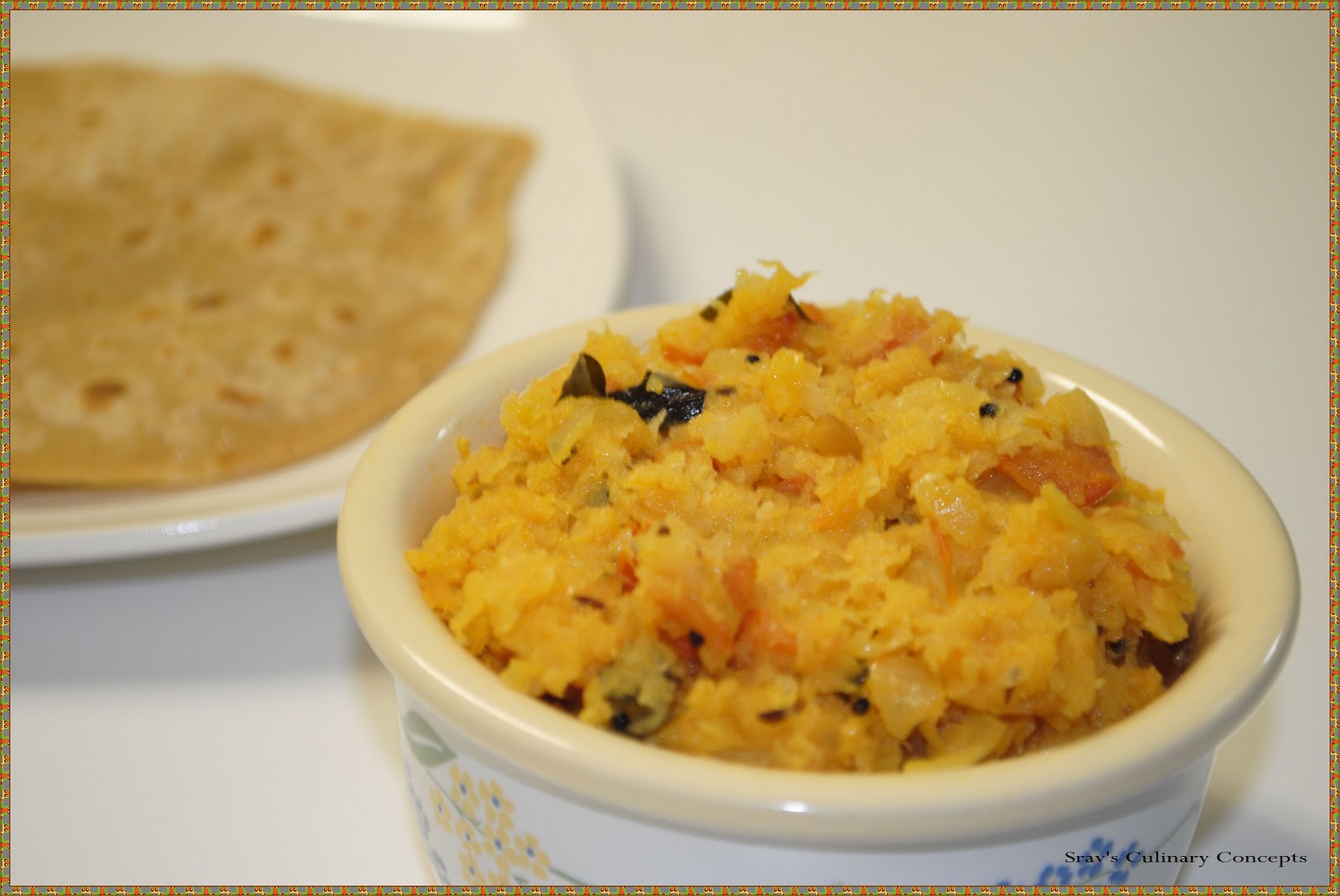 Srav's Culinary Concepts Radish Tomato Curry