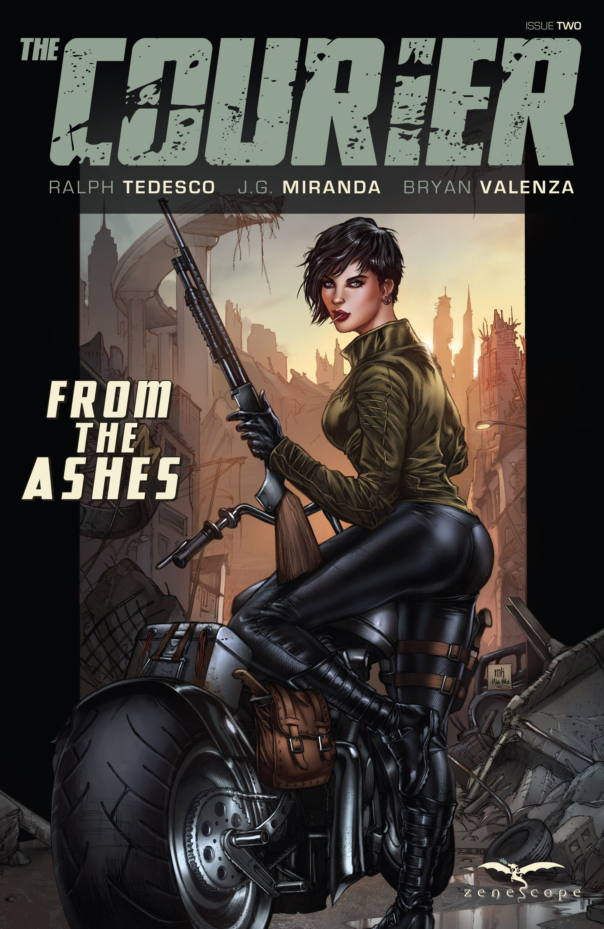 Read online The Courier: From the Ashes comic -  Issue #2 - 1