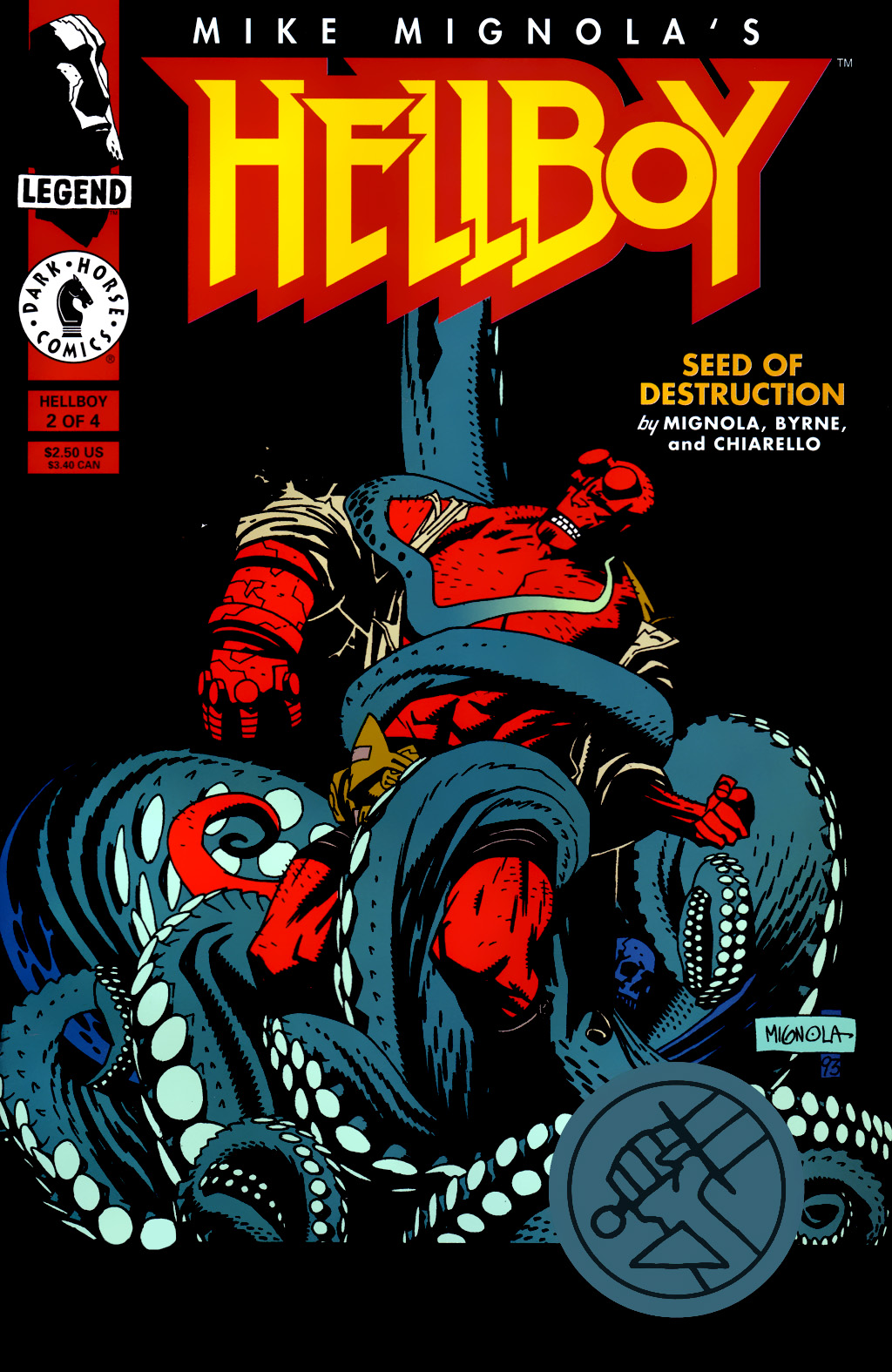 Read online Hellboy: Seed of Destruction comic -  Issue #2 - 1