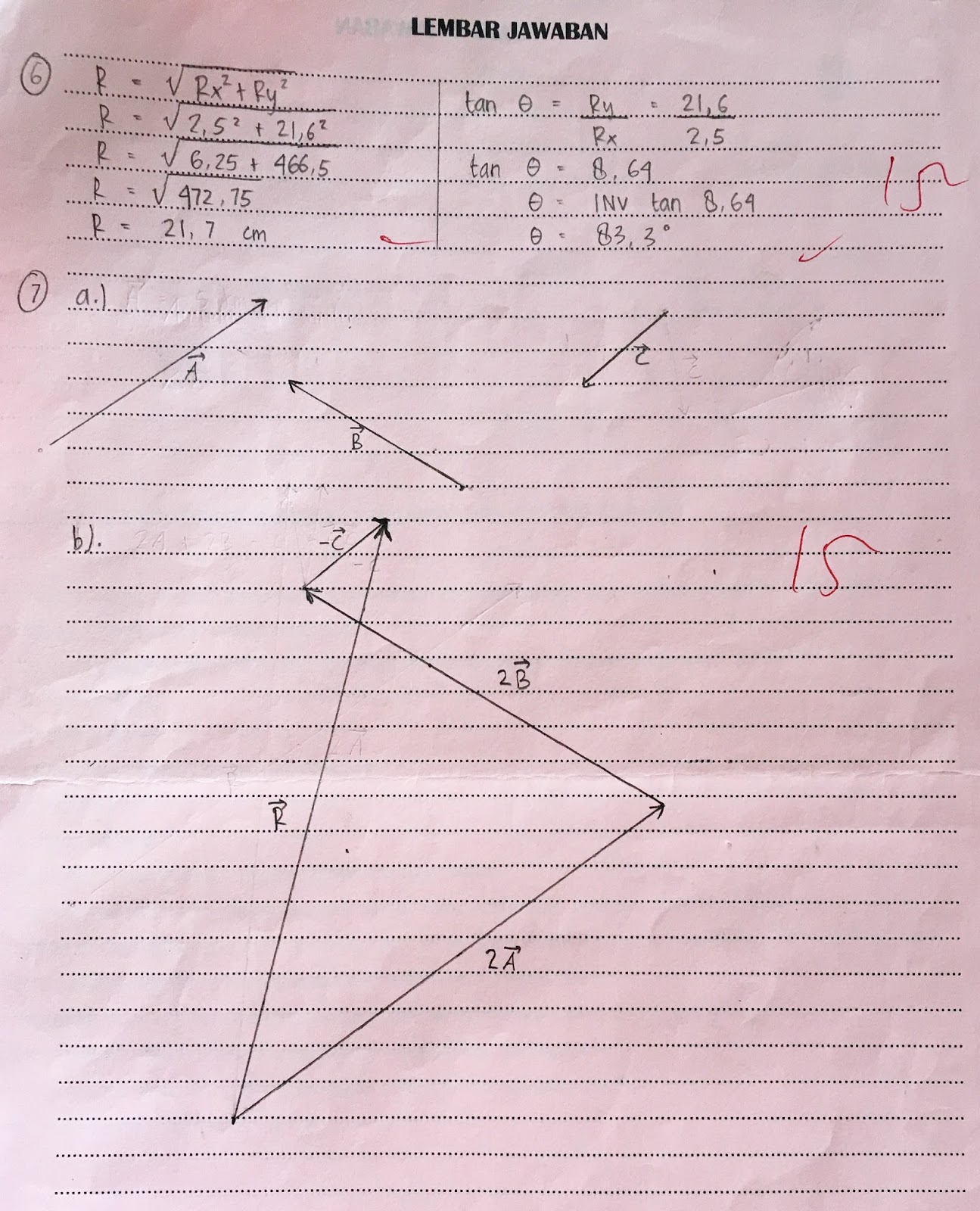 contoh soal ulangan harian fisika dan pembahasannya untuk materi