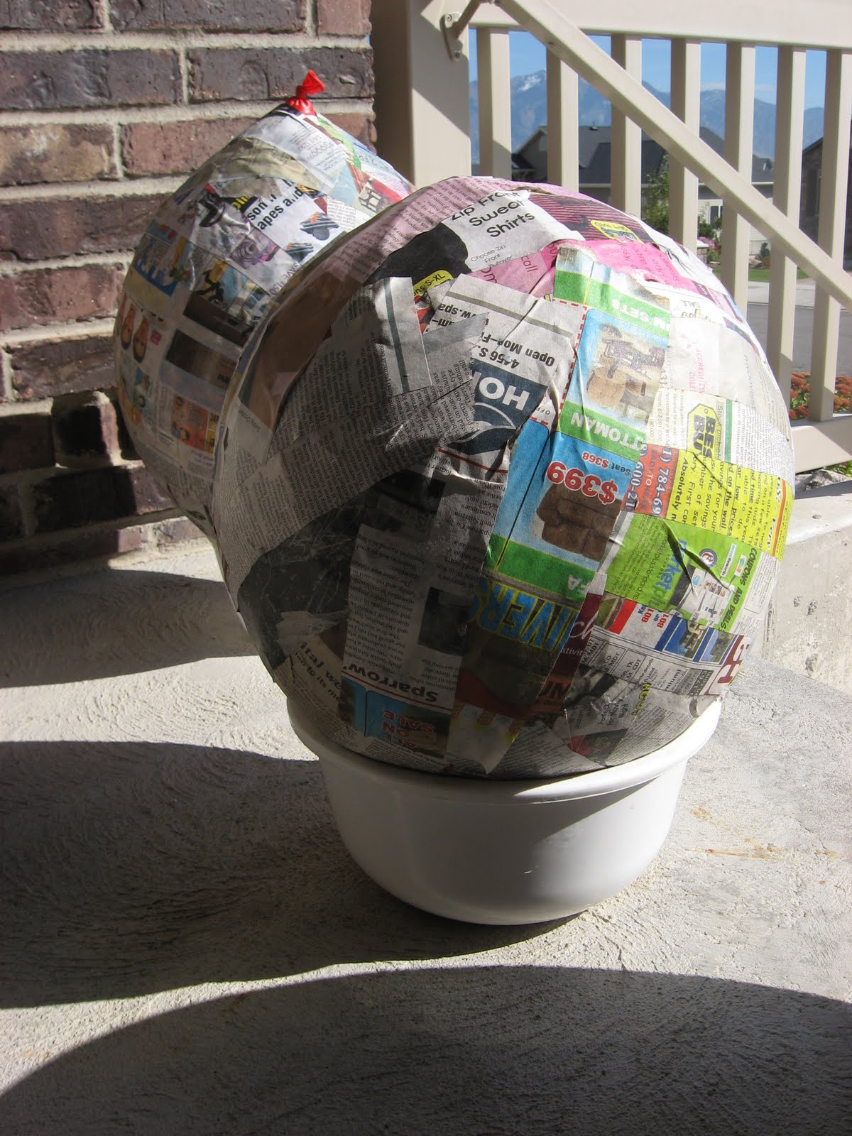 A Day In The Life...: my latest project... paper mache