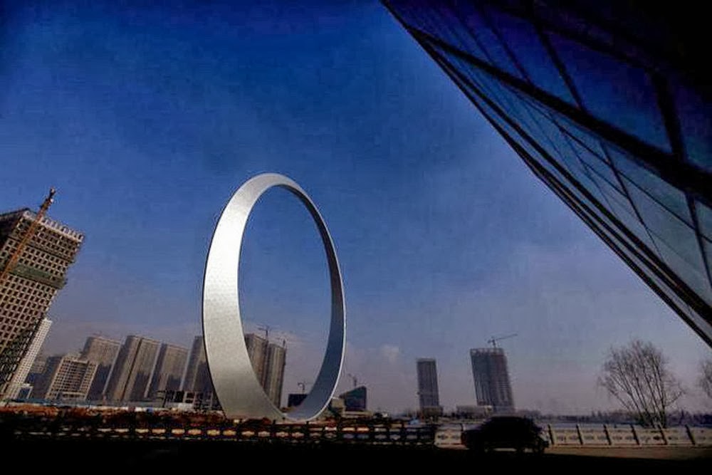 Ring of Life The Amazing Metal Structure In Fushun, China