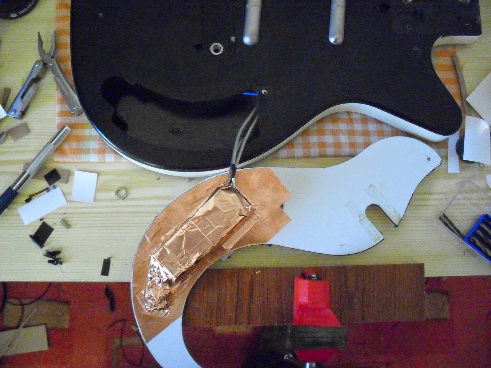 DIY electric guitar projects Danelectro shielding and stuff