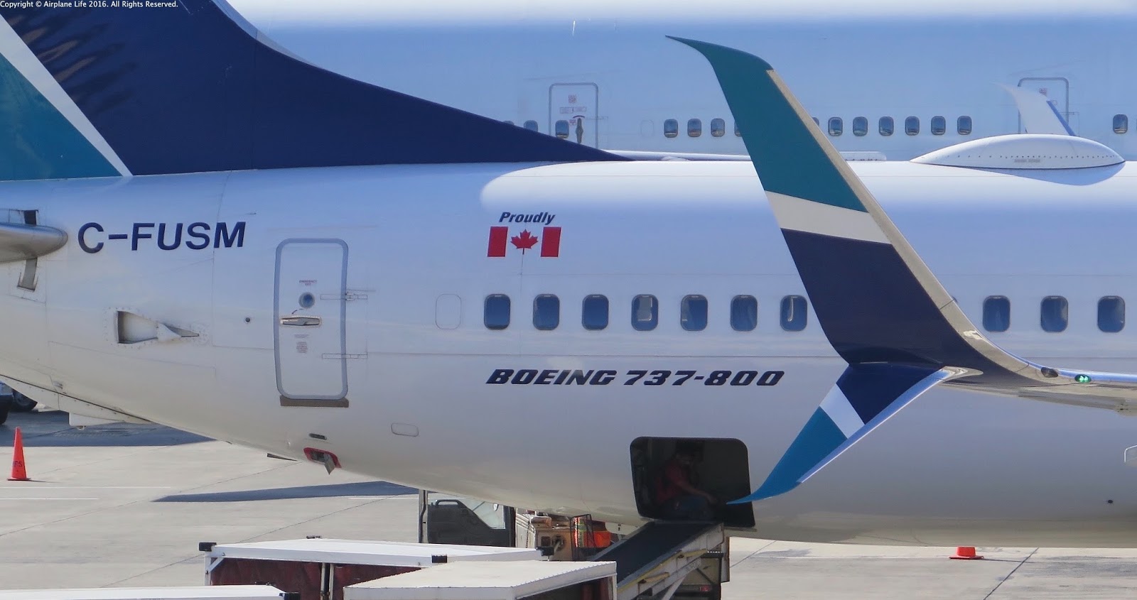Airplane Life: C-FUSM WestJet Boeing 737 Split Scimitar
