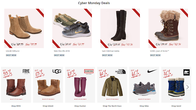 Zappos Cyber Monday Shoes, Boots, Sneakers
