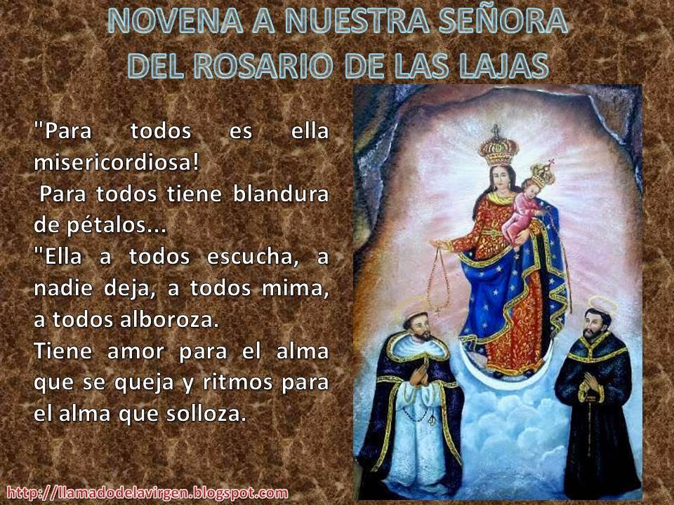 Nuestra Señora Del Rosario De Las Lajas Novena A Nuestra SeÑora Del