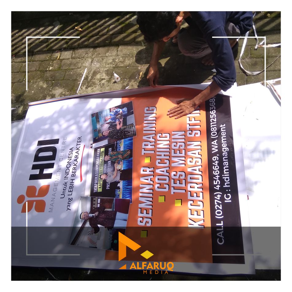 Cetak Banner Jogja FREE Antar Alfaruq Media