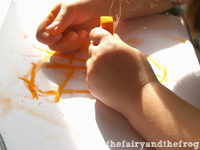 using pastels with children