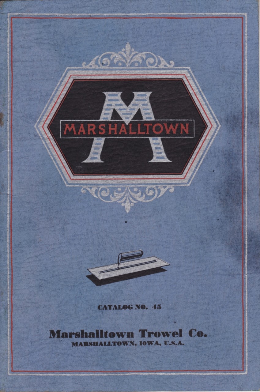 Trowel and Masonry Tool Collector Resource Scan of Marshalltown
