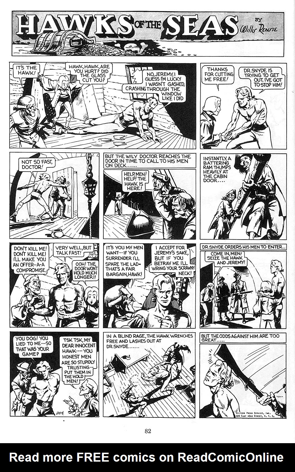 Read online Will Eisner's Hawks of the Seas comic -  Issue # TPB - 83