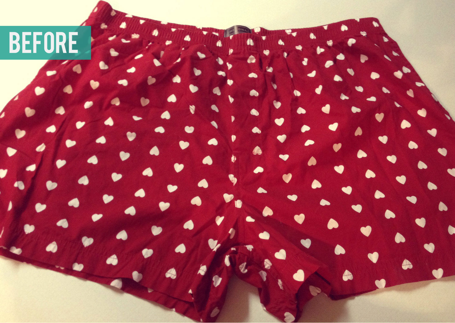 BudgetBliss: DIY: Boxers to Head Wrap