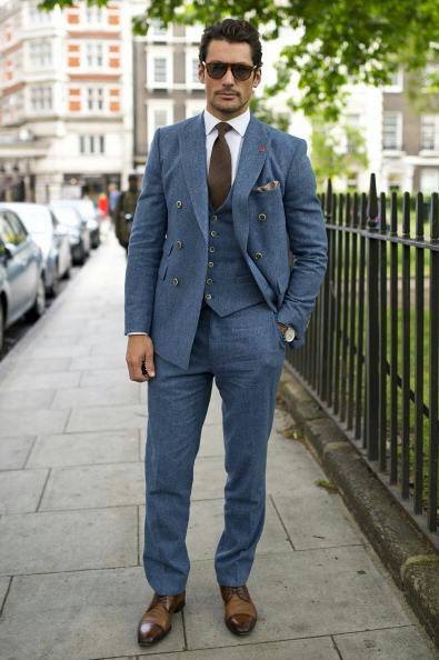 David Gandy -Source-: London Collections Men: Street Style - David Gandy