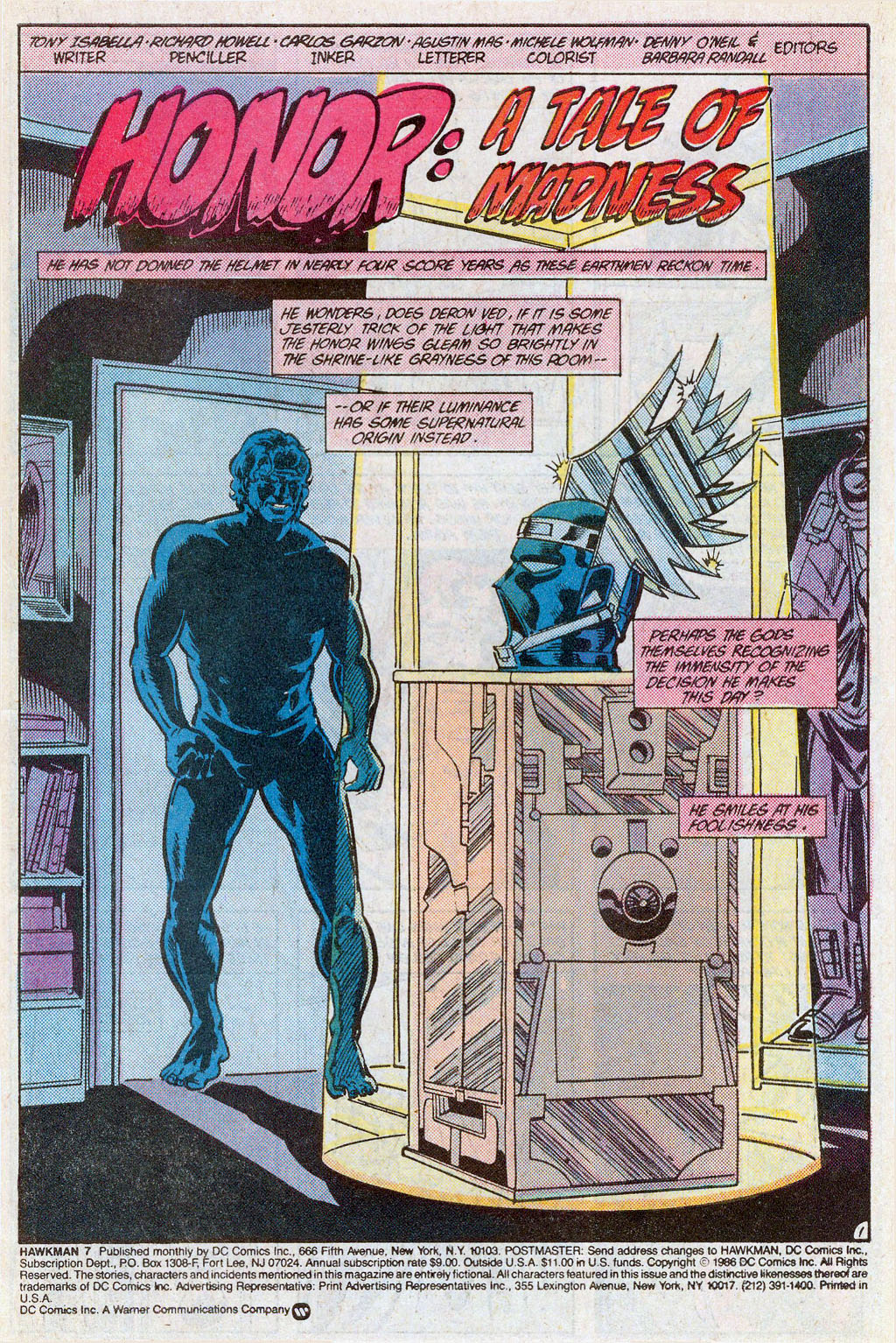 Hawkman (1986) Issue #7 #7 - English 3