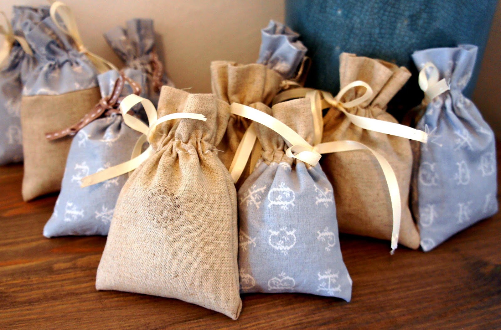 marjo pas si gauche ! Mes petits sachets de lavande à coulisse