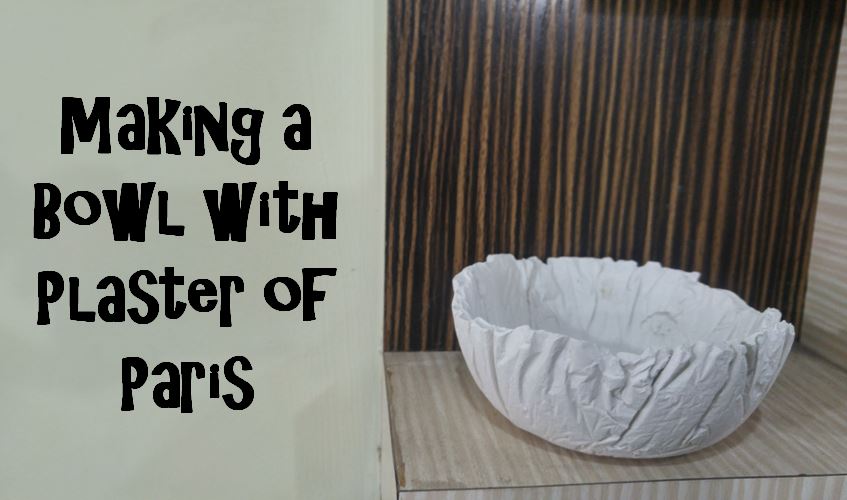 DIY Craftopedia Make a Textured Bowl for your Table Top with Plaster