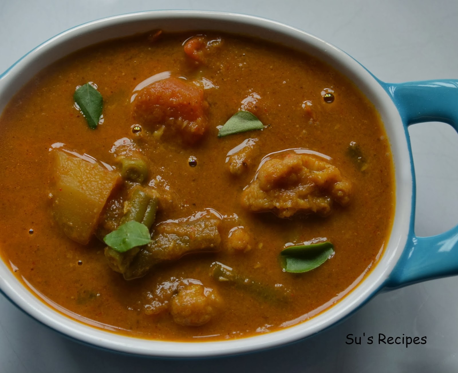 Su's Recipes: Deewan-E-Handi - Mix Vegetable Curry
