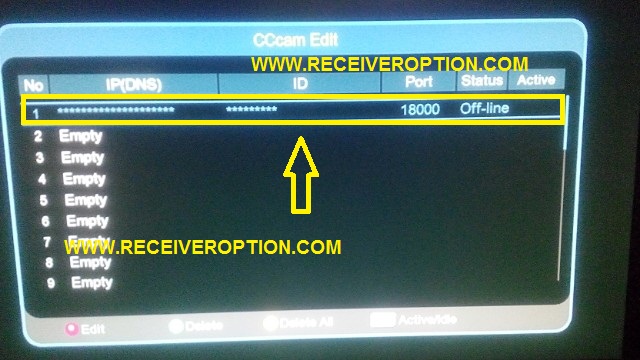EUROMAX 50D HD RECEIVER CCCAM OPTION