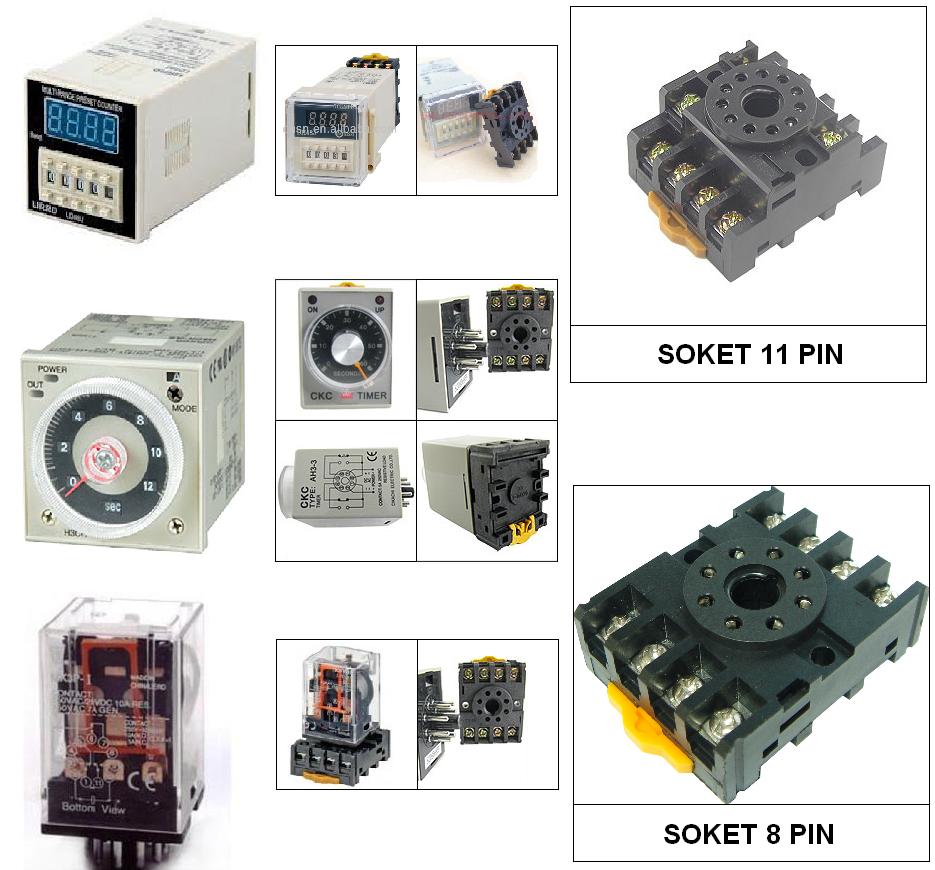 Foto Gambar Pengkoneksian / Penyambungan Rangkaian Kontaktor