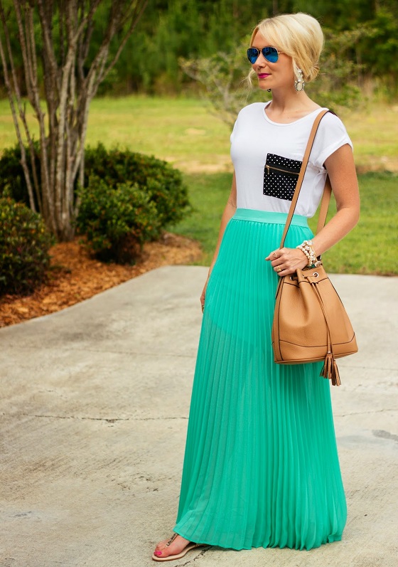 pleated bucket bolsa