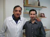 Saudades: Eu e meu amigo Dr. Osmar de Oliveira, médico e jornalista esportivo