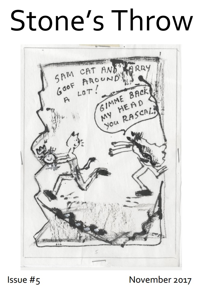 I have two poems published in "Stone's Throw" Literary Magazine, Issue 5