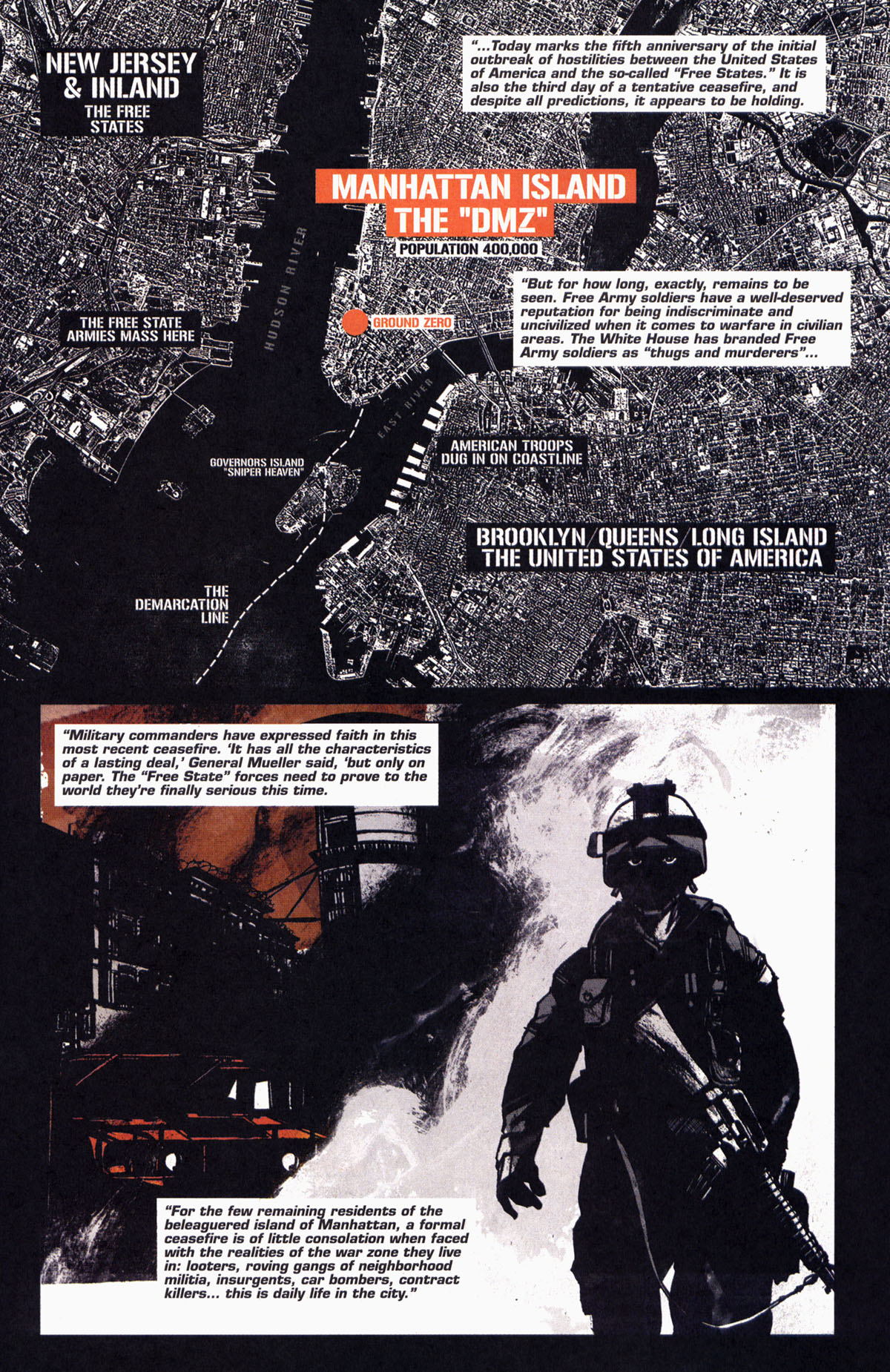 Read online DMZ (2006) comic -  Issue #1 - 2