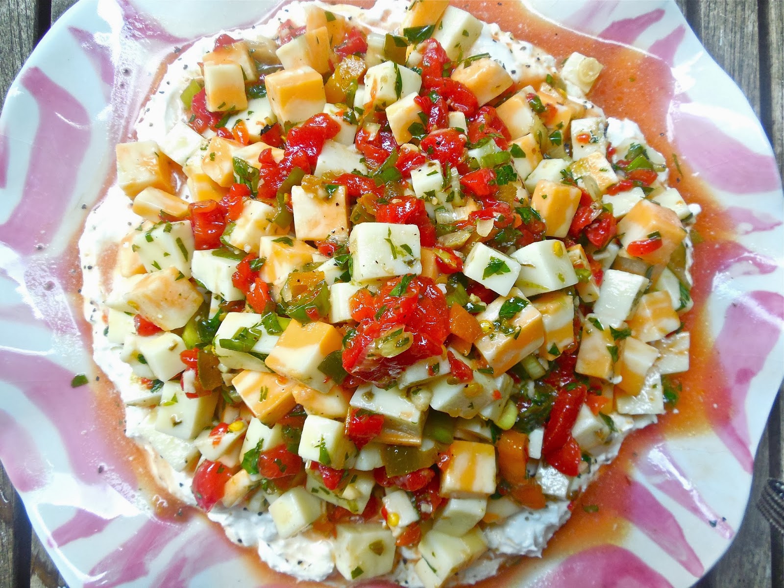 Haute + Heirloom Fancy Southwestern Marinated Cheese Dip with Whipped