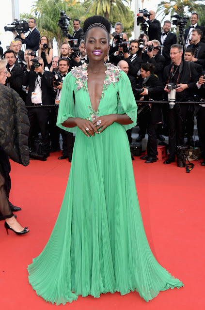 Lupita Nyong'o in Gucci for Cannes 2015