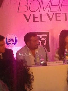Ranbir Kapoor, Anushka & Anurag at the Bombay Velvet conference in Sri Lanka