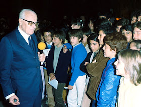 Sandro Pertini made a point whenever possible of meeting children in person when they visited the presidential palace