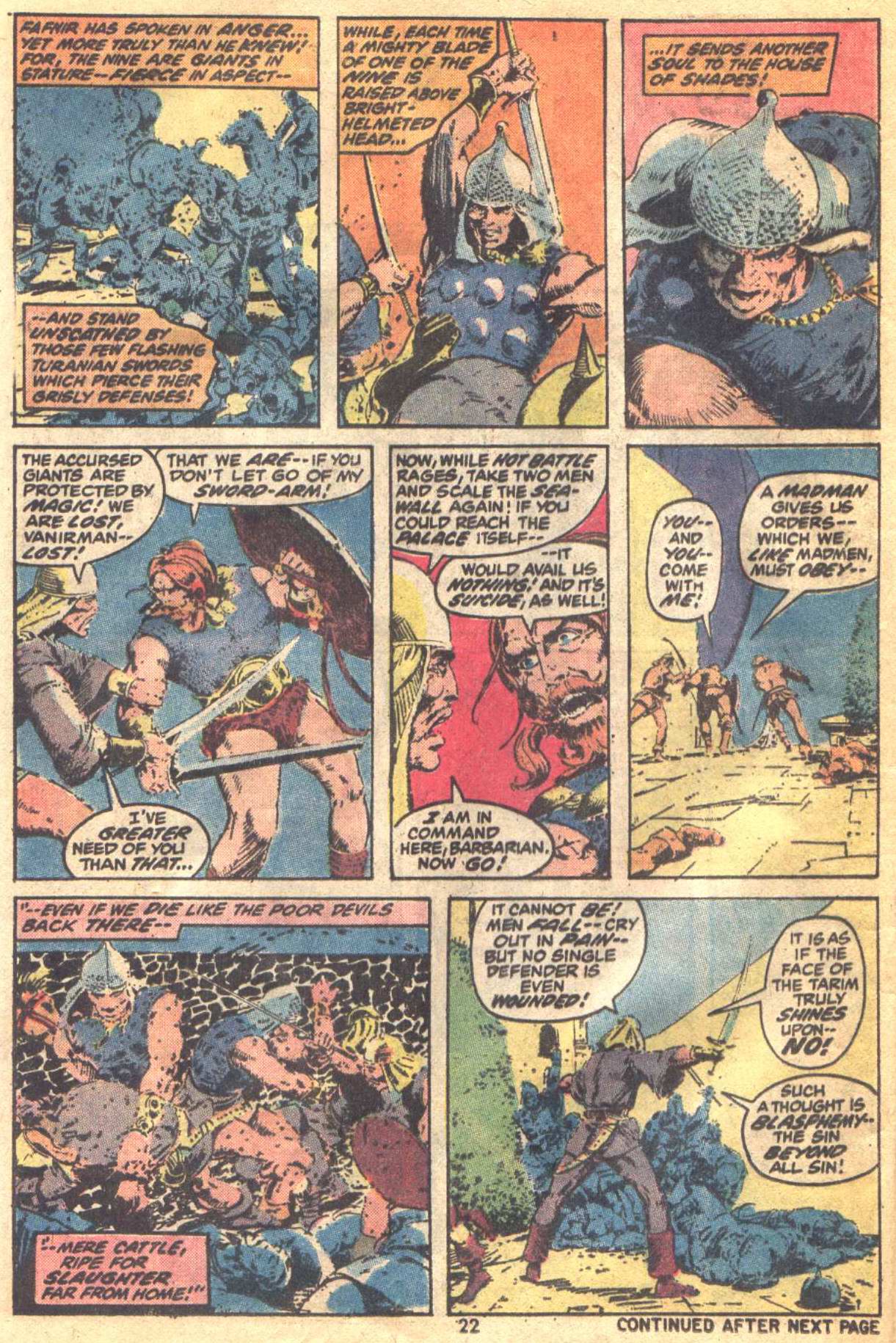 Read online Conan the Barbarian (1970) comic -  Issue #19 - 17