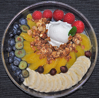 Müslibowl Müslibowl mit Orangen