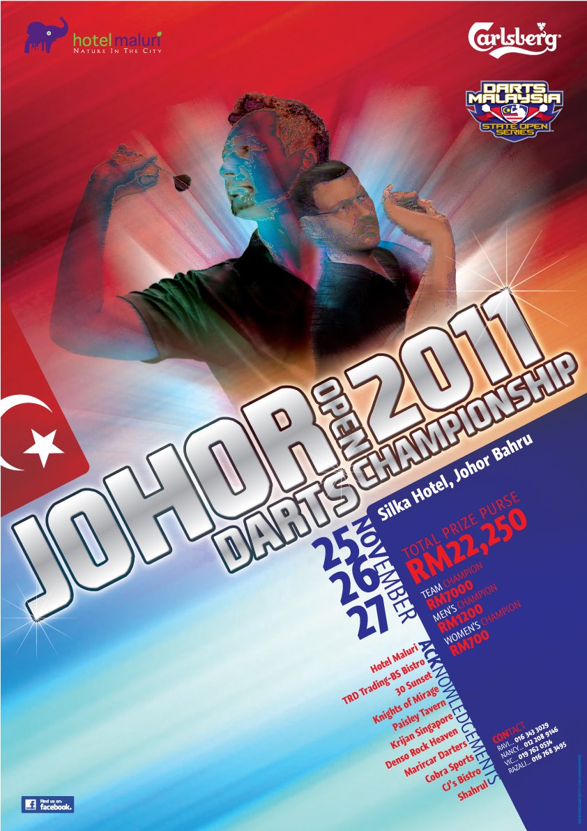 MDJ Darters Iklan Johor Open Darts Championship 2011