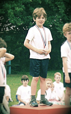 Gold medal at sports day