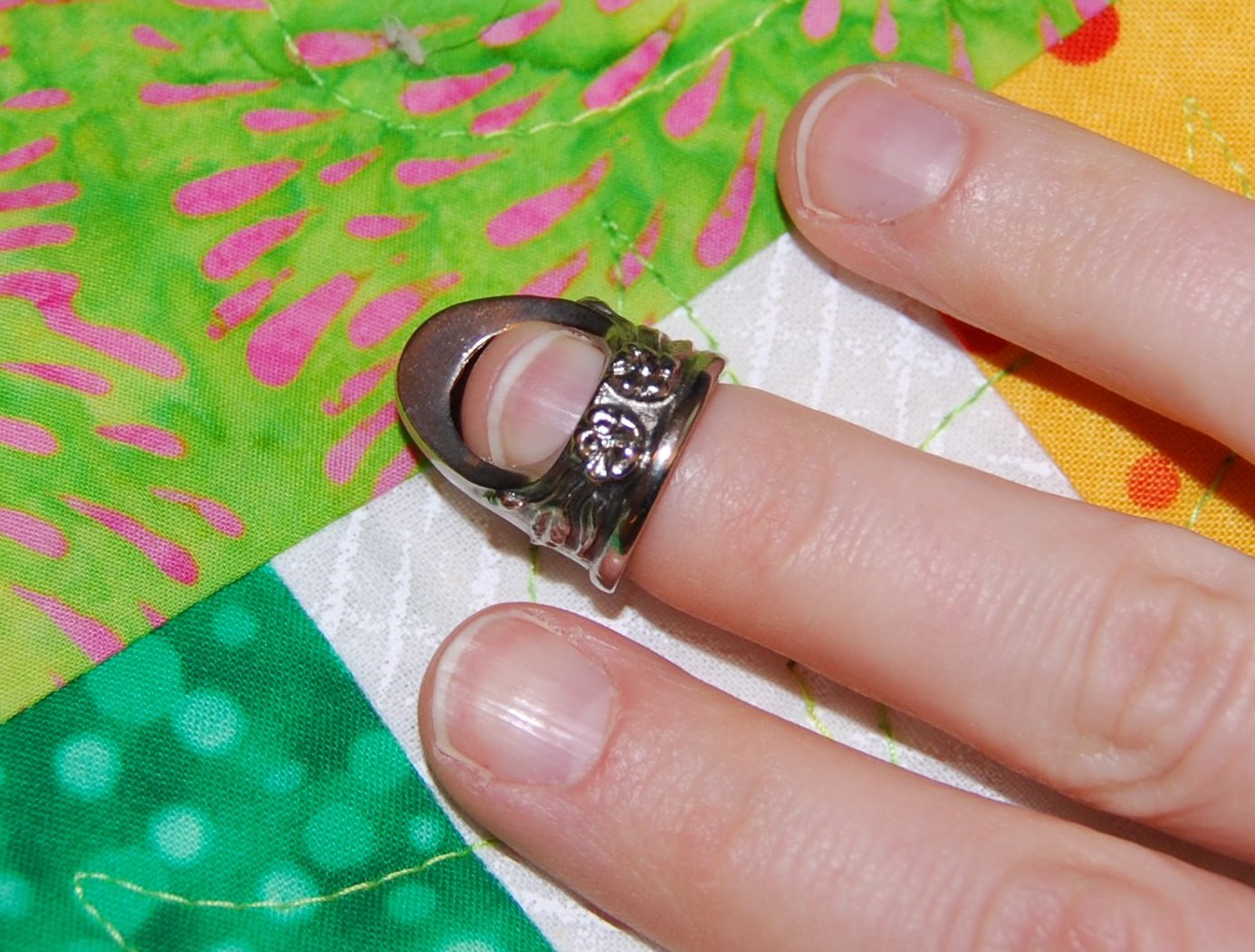 Valerie's PatchWork Thimbles Up!