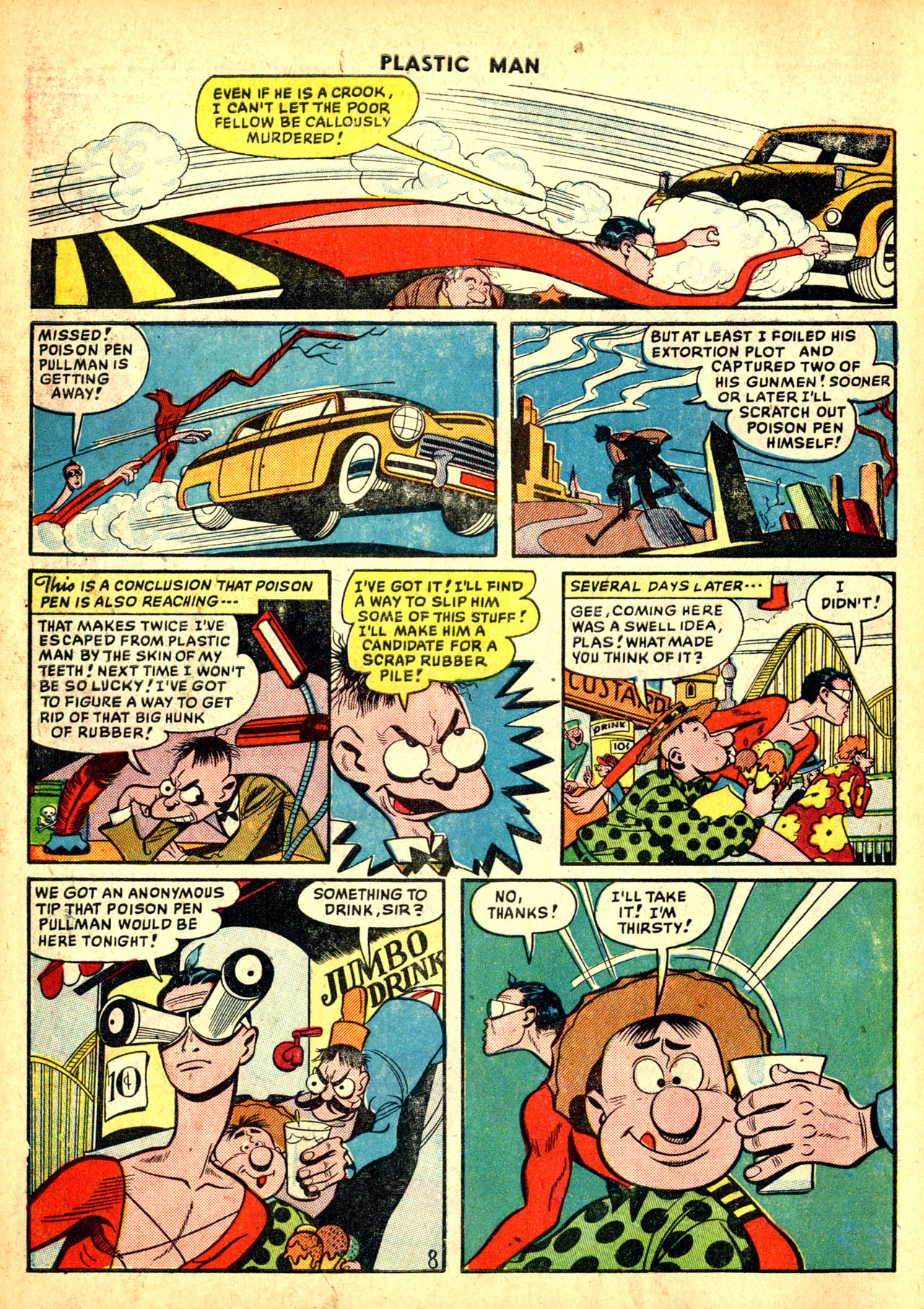 Read online Plastic Man (1943) comic -  Issue #23 - 10