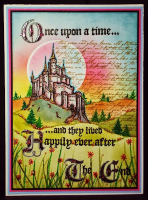 Once Upon A Time - Fairytale Castle stamp - visible image stamps