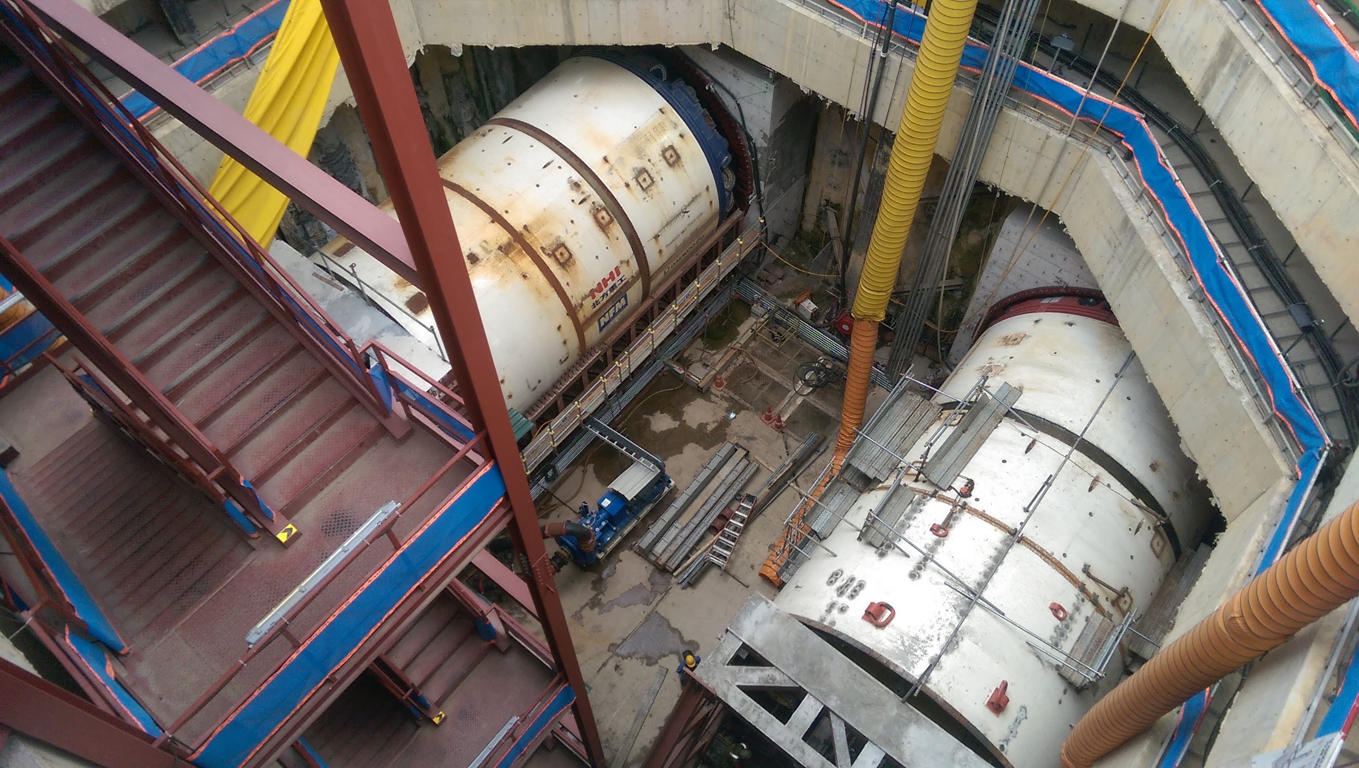 Thomson Line Construction: Stevens - TBM Launch
