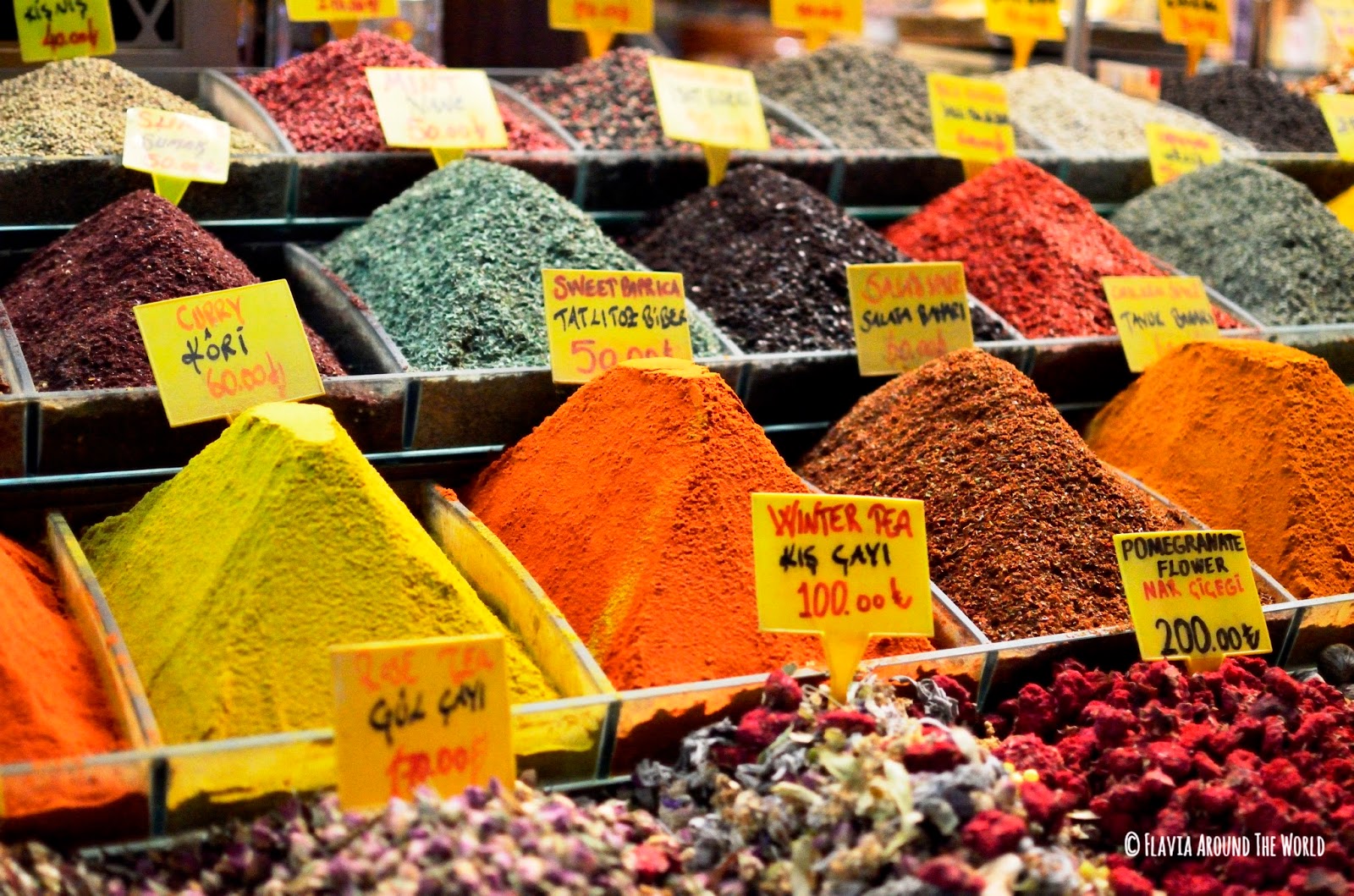 Bazar de las especias Bazar de las especias en Estambul