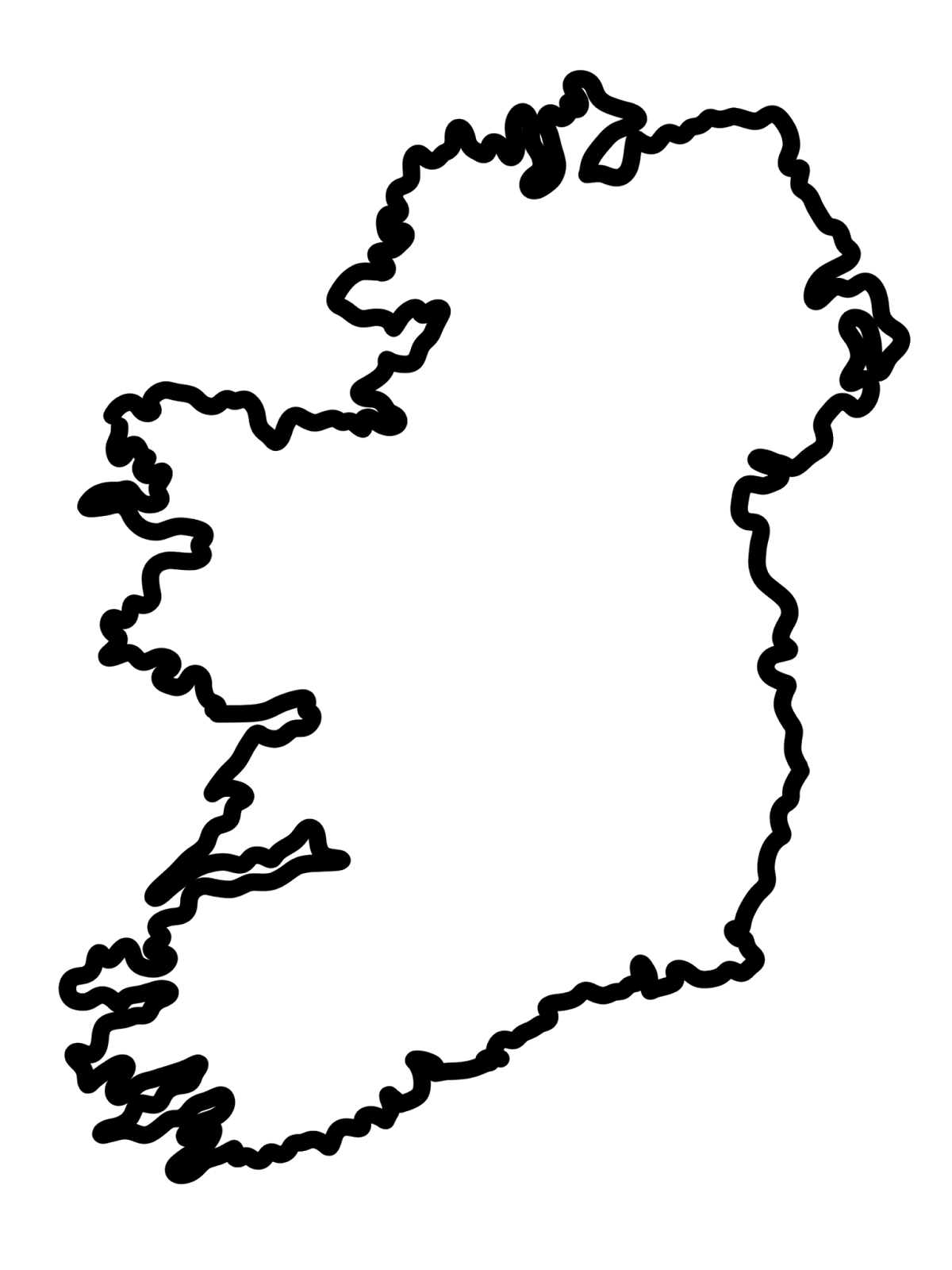 clipart map of ireland - photo #33