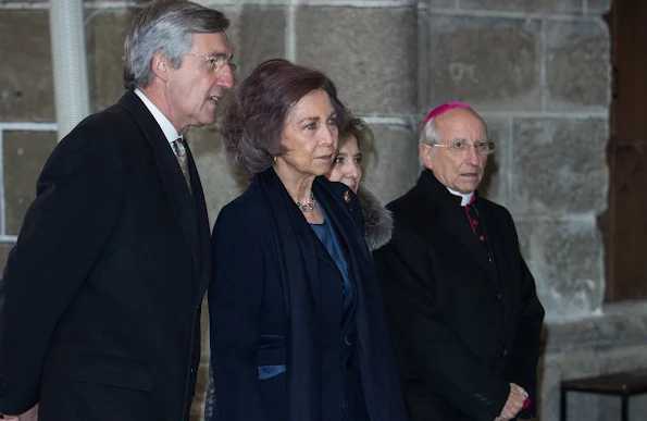 Queen Sofia of Spain attends the opening concert of the "Chamber Music in the World Heritage Cities" (Spanish: Musica De Camara En Las Ciudades Patrimonio De La Humanidad) at Ávila Cathedral