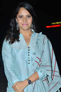 Actress Anasuya Bharadwaj Stills At F2 Movie Success Meet