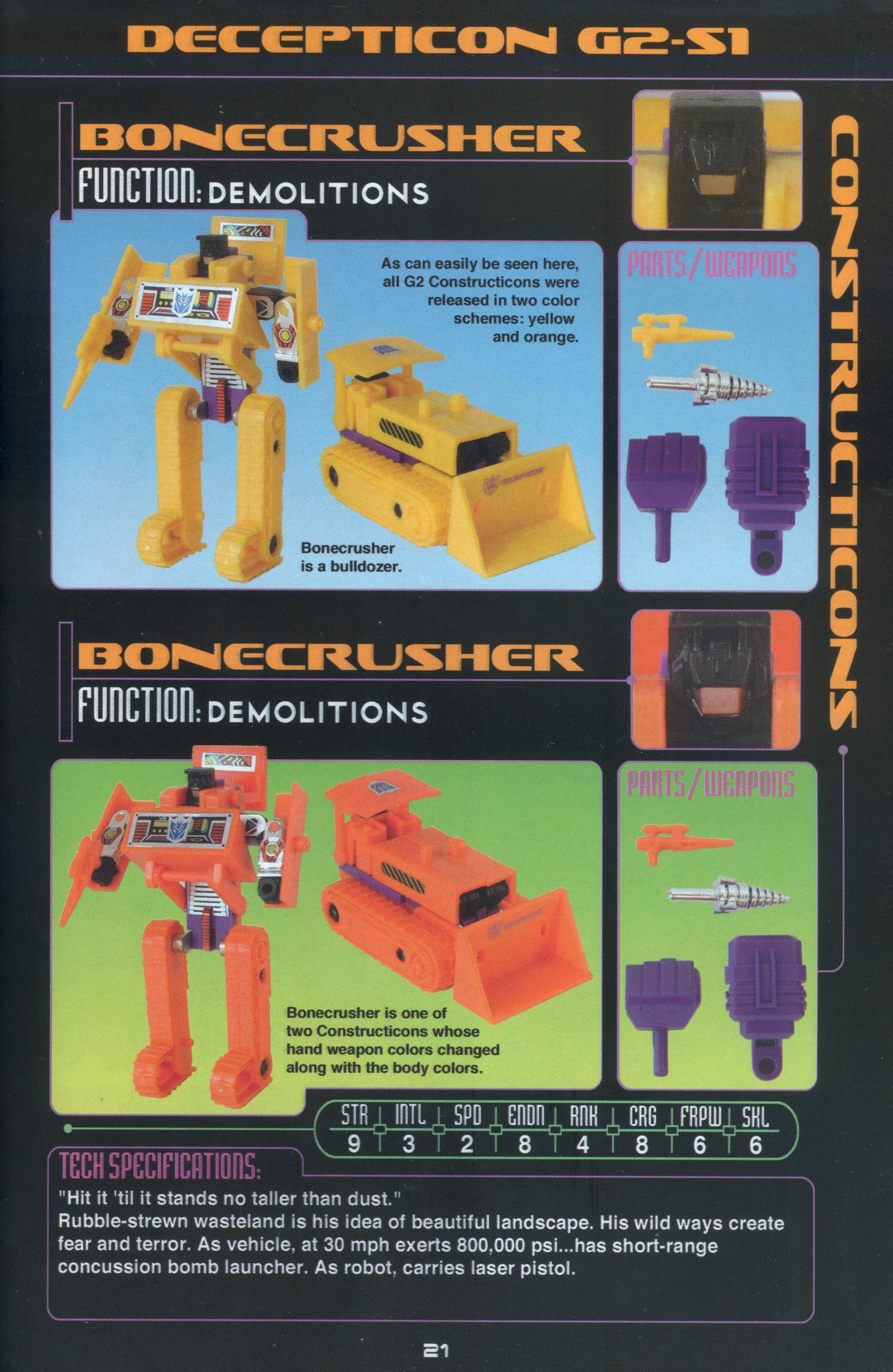 Read online Cybertronian: An Unofficial Transformers Recognition Guide comic -  Issue #6 - 23