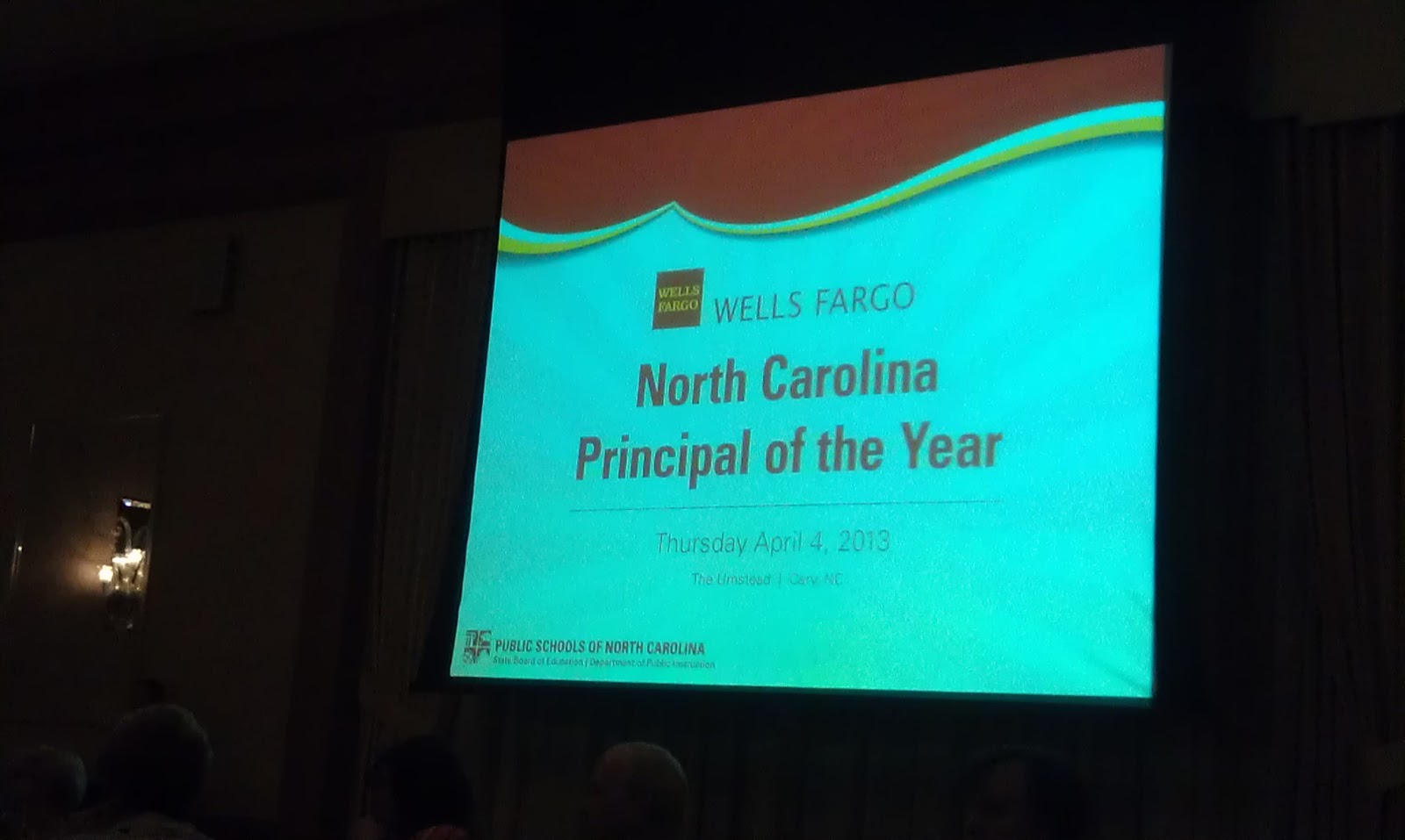 Darcy Grimes NC Principal of the Year Luncheon