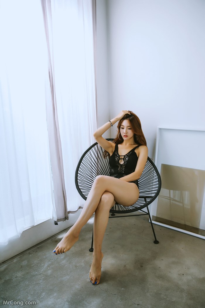 Beautiful Park Jung Yoon in lingerie, bikini in June 2017 (235 photos)