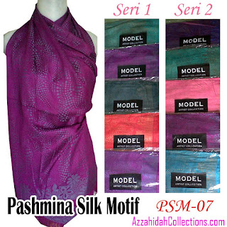 Pashmina Silk Model Artist - www.azzahidahcollections.com