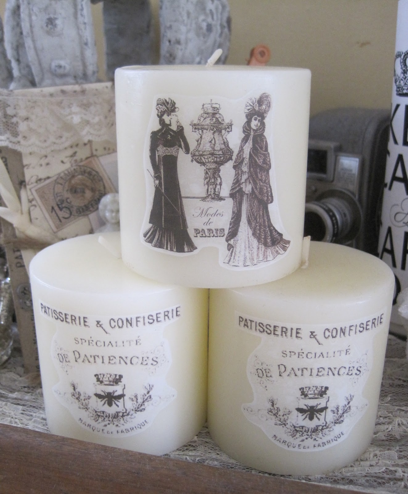 Dress Up Dollar Store Candles Okio B Designs