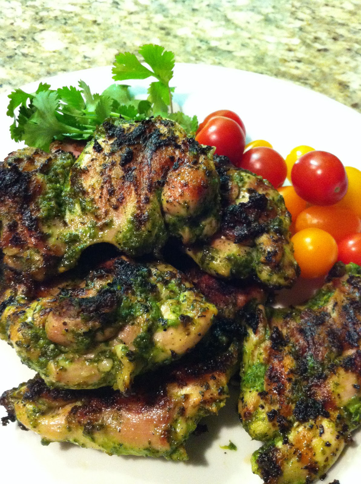 Clean Cooking KC Cilantro Lime Marinated Chicken Thighs
