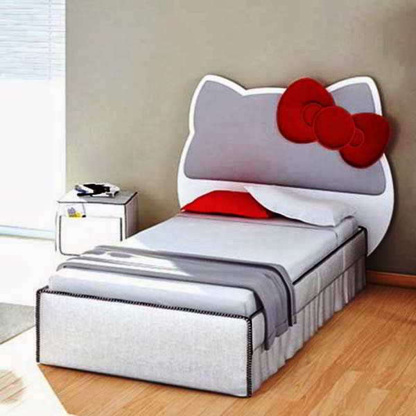 Desain Interior Kamar Tidur Hello Kitty Model Desain Kamar Tidur Hello Kitty Lucu