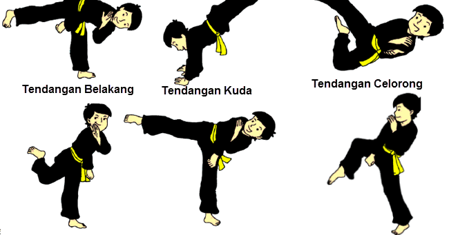PERGURUAN SILAT SETIA KAWAN BELITUNG TENDANGAN PADA